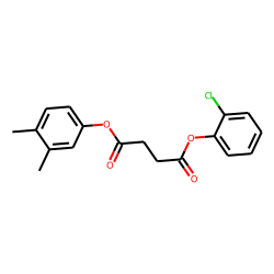 Succinic acid, 2-chlorophenyl 3,4-dimethylphenyl ester