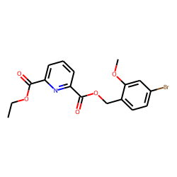 2,6-Pyridinedicarboxylic acid, 4-bromo-2-methoxybenzyl ethyl ester
