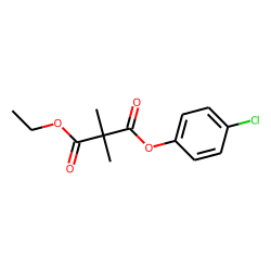Dimethylmalonic acid, 4-chlorophenyl ethyl ester