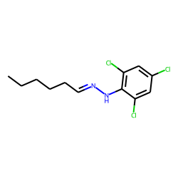 Hexanal, 2,4,6-trichlorophenyl hydrazone