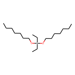 Silane, diethyldiheptyloxy-