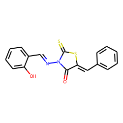 Rhodanine, 5-benzylidene-3-salicylideneamino-