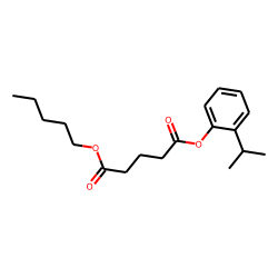 Glutaric acid, 2-isopropylphenyl pentyl ester