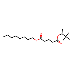 Glutaric acid, 3,3-dimethylbut-2-yl octyl ester