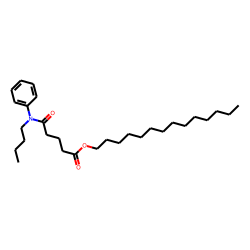Glutaric acid, monoamide, N-butyl-N-phenyl-, tetradecyl ester