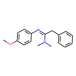 N,N-Dimethyl-2-phenyl-N'-(4-methoxyphenyl)-acetamidine