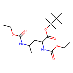 2,4-Diaminobutyric acid, ethoxycarbonylated, TBDMS