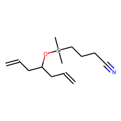 1,6-Heptadien-4-ol, (3-cyanopropyl)dimethylsilyl ether