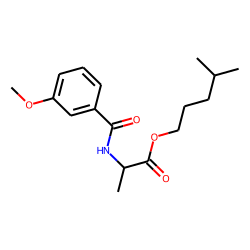 D-Alanine, N-(3-anisoyl)-, isohexyl ester