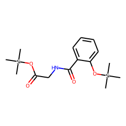 Glycine, N-[2-[(trimethylsilyl)oxy]benzoyl]-, trimethylsilyl ester