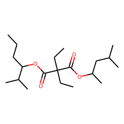 Diethylmalonic acid, 2-methylhex-3-yl 4-methylpent-2-yl ester
