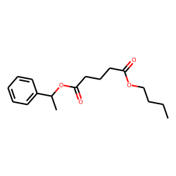 Glutaric acid, butyl 1-phenylethyl ester