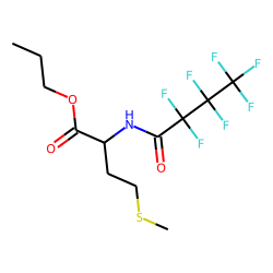 N-(Heptafluorobutyryl)methionine propyl ester