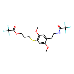 N-Trifluoroacetyl-2,5-dimethoxy-4-trifluoroacetoxypropylthio-«beta»-phenethylamine