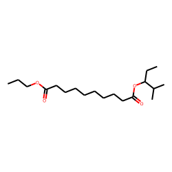 Sebacic acid, 2-methylpent-3-yl propyl ester