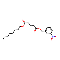 Glutaric acid, 3-nitrobenzyl octyl ester