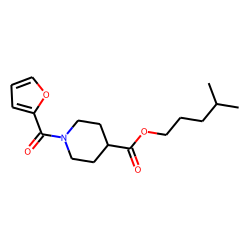 Isonipecotic acid, N-(2-furoyl)-, isohexyl ester