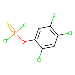 O-(2,4,5-trichlorophenyl) dichloridothiophosphate