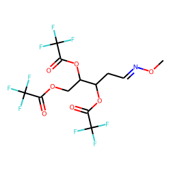 2-Deoxy-D-ribose, tris(trifluoroacetate), methyloxime (isomer 2)
