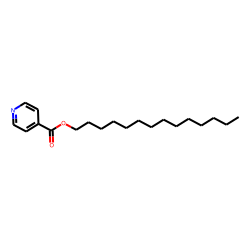 Isonicotinic acid, tetradecyl ester