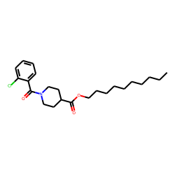 Isonipecotic acid, N-(2-chlorobenzoyl)-, decyl ester