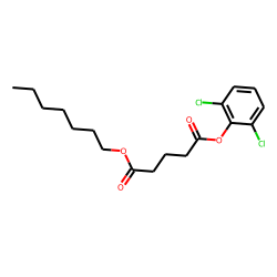 Glutaric acid, 2,6-dichlorophenyl heptyl ester