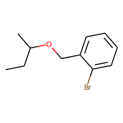 2-Bromobenzyl alcohol, 1-methylpropyl ether