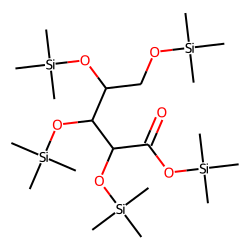 Lyxonic acid, pentakis-TMS