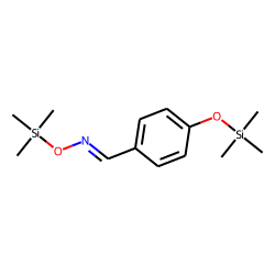 p-Trimethylsiloxybenzaldehyde oxime, trimethylsilyl-