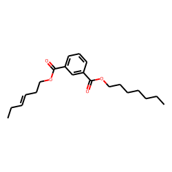 Isophthalic acid, heptyl trans-hex-3-enyl ester