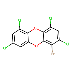 Dibenzodioxin, 1-bromo-, 2,4,6,8-tetrachloro-