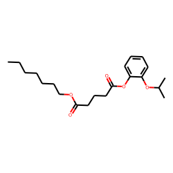 Glutaric acid, heptyl 2-isopropoxyphenyl ester