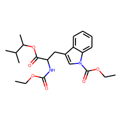 L-Tryptophan, N(O,S)-ethoxycarbonyl, (S)-(+)-3-methyl-2-butyl ester