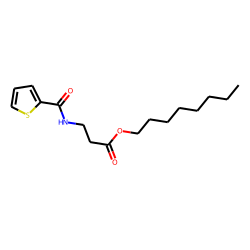 «beta»-Alanine, N-(thiophene-2-carbonyl)-, octyl ester