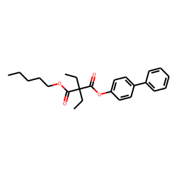Diethylmalonic acid, 4-biphenyl pentyl ester