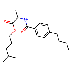 D-Alanine, N-(4-butylbenzoyl)-, isohexyl ester