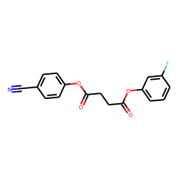Succinic acid, 4-cyanophenyl 3-fluorophenyl ester