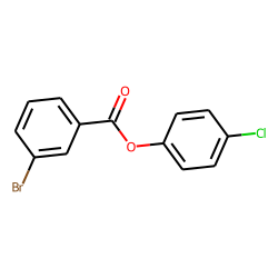 3-Bromobenzoic acid, 4-chlorophenyl ester