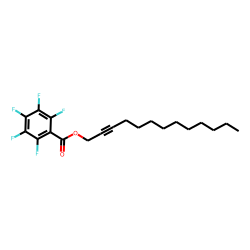 Pentafluorobenzoic acid, tridec-2-ynyl ester