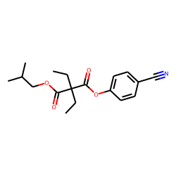 Diethylmalonic acid, 4-cyanophenyl isobutyl ester