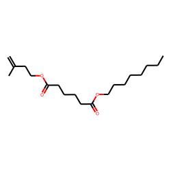 Adipic acid, 3-methylbut-3-enyl octyl ester