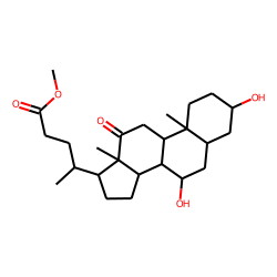 Methyl 5-«beta»-cholan-3-«alpha»,7-«alpha»-diol-12-one-24-oate