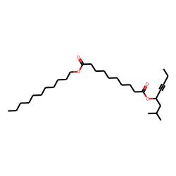 Sebacic acid, 2-methyloct-5-yn-4-yl undecyl ester