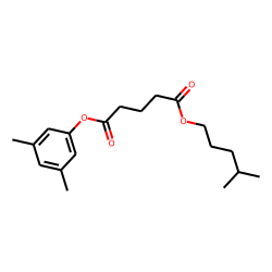 Glutaric acid, 3,5-dimethylphenyl isohexyl ester