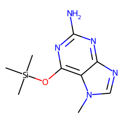 Purine, 2-amino-6-hydroxy-7-methyl, TMS