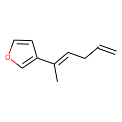 Furan, 3-(1-methyl-1,4-pentadien-1-yl)