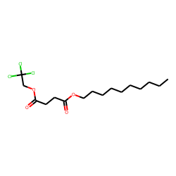 Succinic acid, decyl 2,2,2-trichloroethyl ester