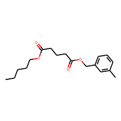 Glutaric acid, 3-methylbenzyl pentyl ester