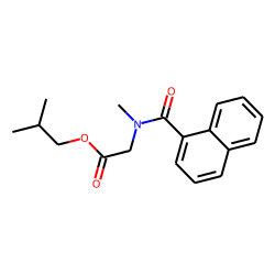 Sarcosine, N-(1-naphthoyl)-, isobutyl ester