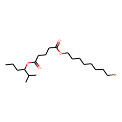 Glutaric acid, 8-bromooctyl 2-methylhex-3-yl ester